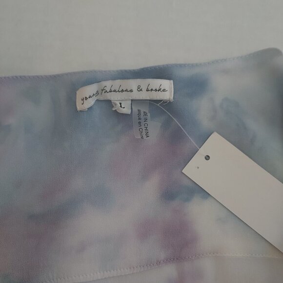 Young Fabulous & Broke Rosa Mini Dress Size Large - Picture 9 of 9